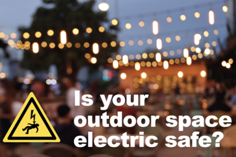 Electrical safety message