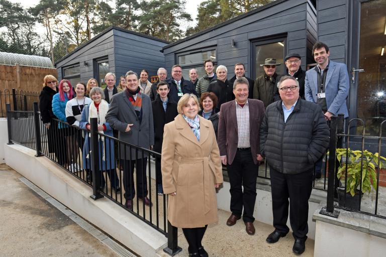 A former community hall in Whitehill & Bordon has been transformed into a safe haven for homeless people thanks to an innovative partnership between East Hampshire District Council, a housing manufacturer and a local charity. 