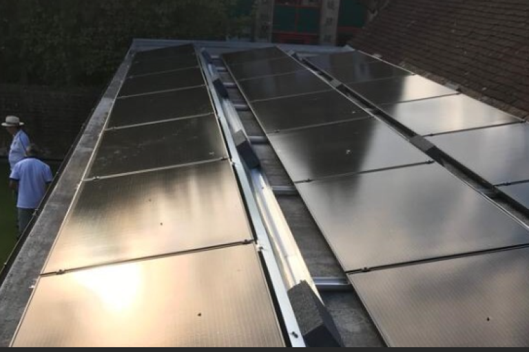 Solar panels bowls club