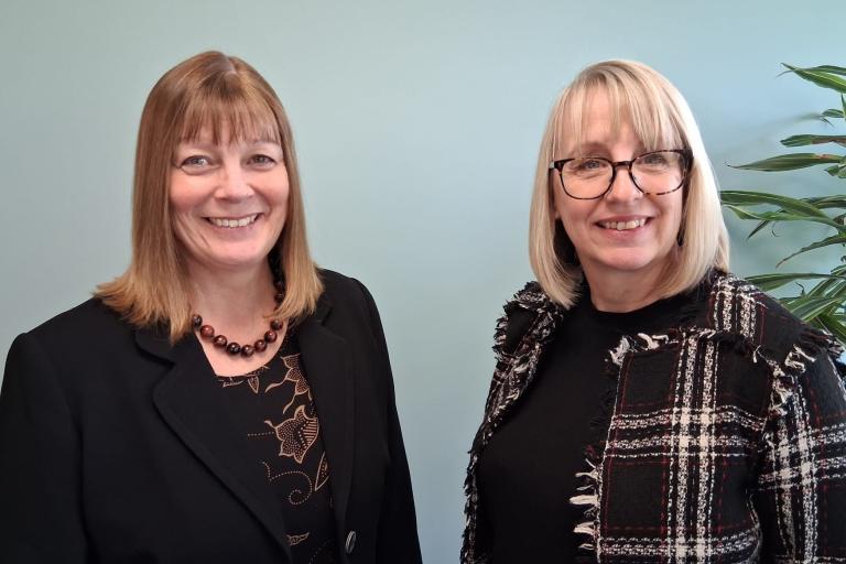 Gill Kneller and Dawn Adey