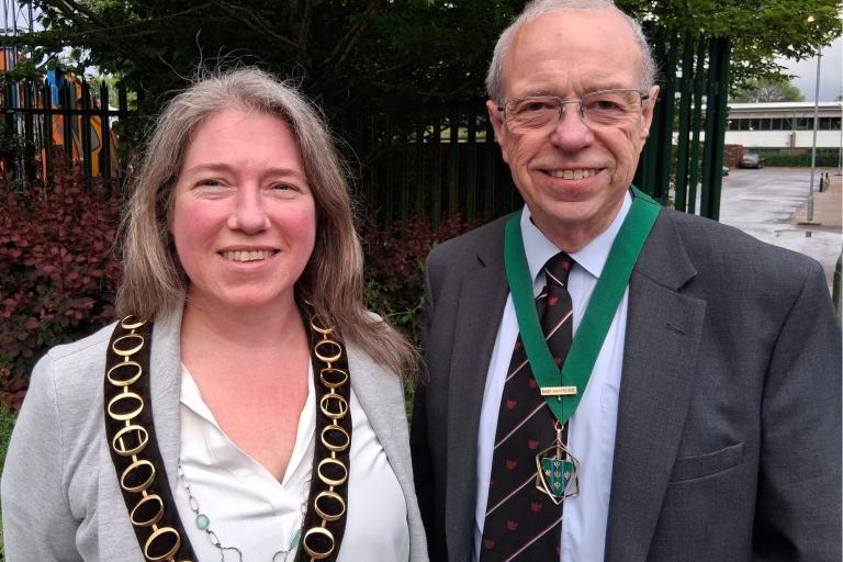 Cllr Flux and Cllr Evans