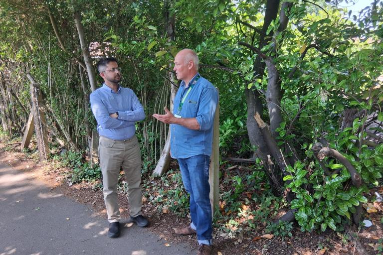 Cllr Shah, James Kirkham, homelessness prevention