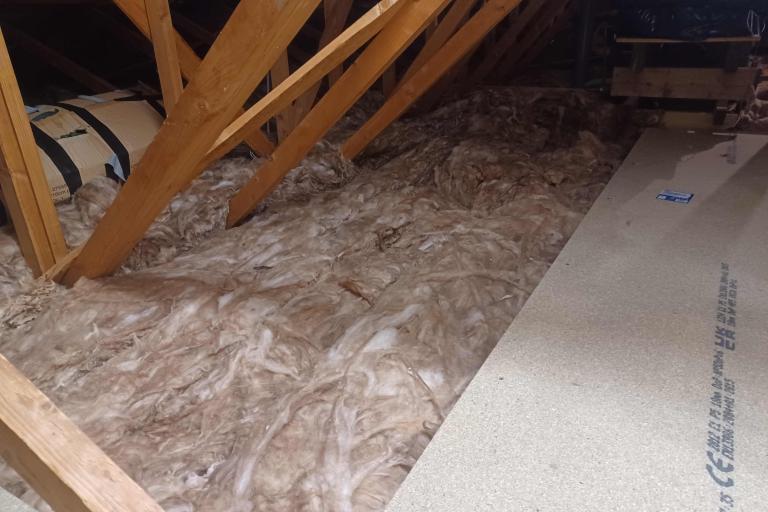 Insulation supported through CCAF grant