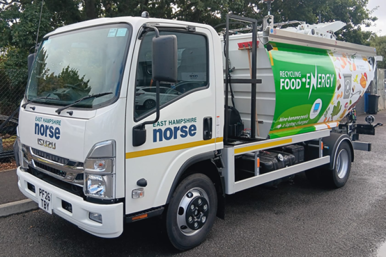 Food waste vehicle picture