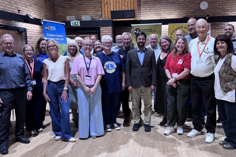 Cllr Shah at the Whitehill & Bordon Volunteer Festival