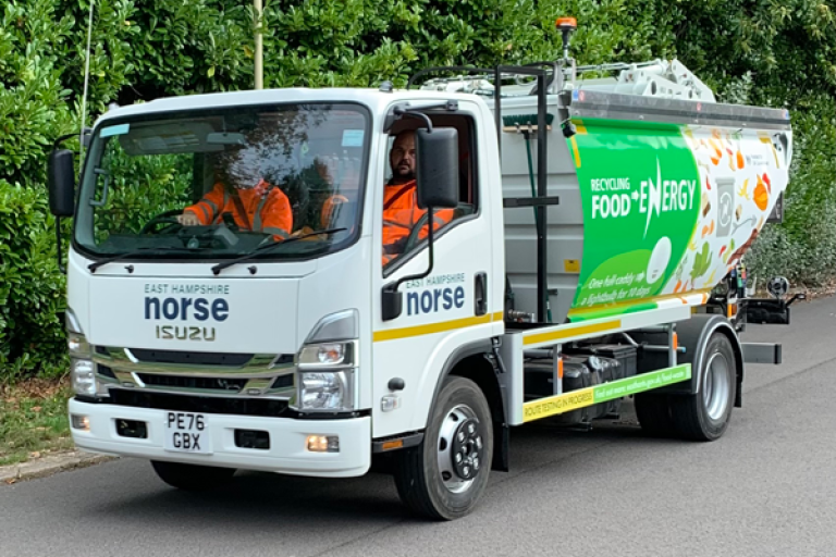 Food waste vehicle picture